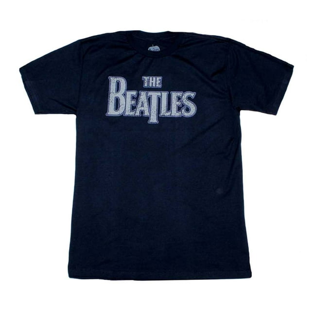 The Beatles Vintage Logo Distressed T-Shirt - Walmart.com