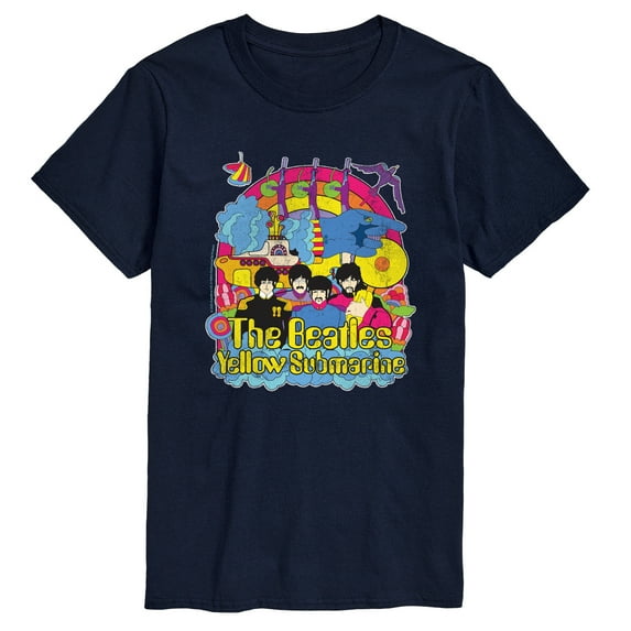 The Beatles - Vintage Yellow Submarine - Men's Short Sleeve Graphic T-Shirt