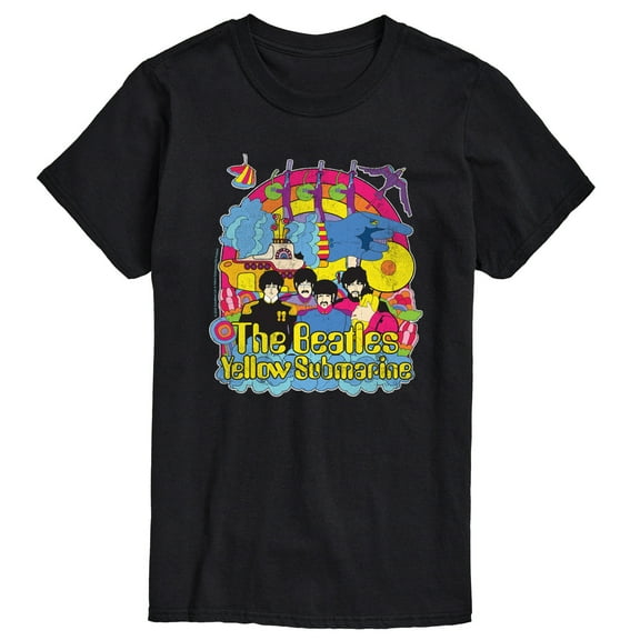 The Beatles - Vintage Yellow Submarine - Men's Short Sleeve Graphic T-Shirt