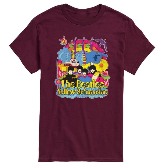 The Beatles - Vintage Yellow Submarine - Men's Short Sleeve Graphic T-Shirt