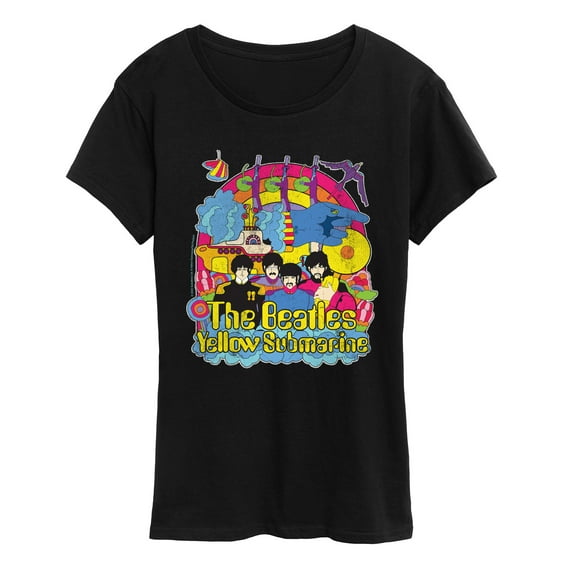 The Beatles - Vintage Yellow Submarine - Women's Short Sleeve Graphic T-Shirt