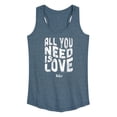 thumbnail image 1 of The Beatles - Warp Love - Women's Racerback Graphic Tank, 1 of 4