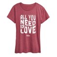 thumbnail image 1 of The Beatles - Warp Love - Women's Short Sleeve Graphic T-Shirt, 1 of 5