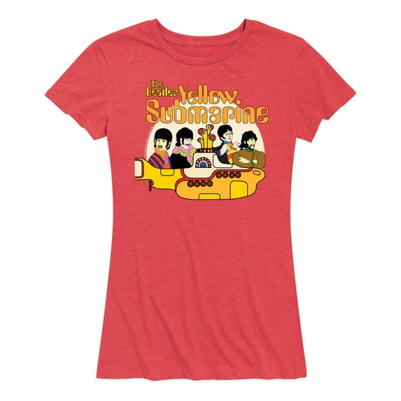 The Beatles - We All Live In A Yellow Submarine - Women's Short Sleeve Graphic T-Shirt