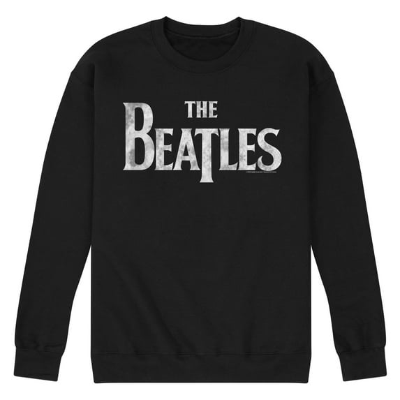 The Beatles - White Logo - Men's Crew Fleece Sweatshirt