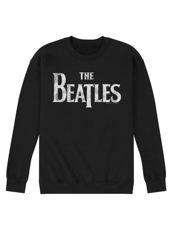 - White Logo Men's Graphic Fleece Sweatshirt