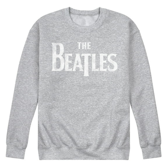 The Beatles - White Logo - Men's Crew Fleece Sweatshirt