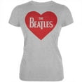 thumbnail image 1 of The Beatles Women's Juniors Red Heart Short Sleeve T Shirt, 1 of 1