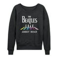 thumbnail image 1 of The Beatles - Women's Lightweight French Terry Wide Neck Long Sleeve Graphic Shirt, 1 of 6