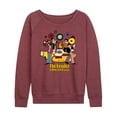 thumbnail image 1 of The Beatles - Women's Lightweight French Terry Wide Neck Long Sleeve Graphic Shirt, 1 of 6