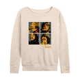 thumbnail image 1 of The Beatles - Women's Lightweight French Terry Wide Neck Long Sleeve Graphic Shirt, 1 of 6