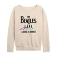 thumbnail image 1 of The Beatles - Women's Lightweight French Terry Wide Neck Long Sleeve Graphic Shirt, 1 of 6