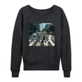 thumbnail image 1 of The Beatles - Women's Lightweight French Terry Wide Neck Long Sleeve Graphic Shirt, 1 of 6