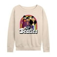 thumbnail image 1 of The Beatles - Women's Lightweight French Terry Wide Neck Long Sleeve Graphic Shirt, 1 of 6