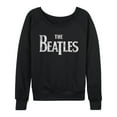 thumbnail image 1 of The Beatles - Women's Lightweight French Terry Wide Neck Long Sleeve Graphic Shirt, 1 of 6