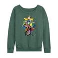 thumbnail image 1 of The Beatles - Women's Lightweight French Terry Wide Neck Long Sleeve Graphic Shirt, 1 of 6