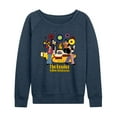 thumbnail image 1 of The Beatles - Women's Lightweight French Terry Wide Neck Long Sleeve Graphic Shirt, 1 of 6