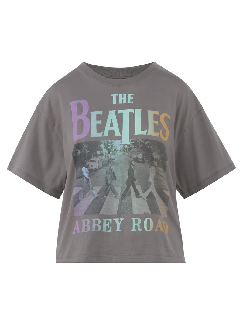The Beatles Women's Tee and Fleece Shorts Set, 2-Piece - Walmart.com