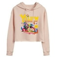 thumbnail image 1 of The Beatles - YS Doodle - Juniors Cropped Long Sleeve Fleece Hoodie, 1 of 5