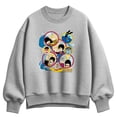 thumbnail image 1 of The Beatles - Yellow Submarine Circles - Women's Oversized Fleece Crew Sweatshirt, 1 of 4