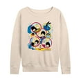 thumbnail image 1 of The Beatles - Yellow Submarine Circles - Women's French Terry Long Sleeve Pullover, 1 of 5