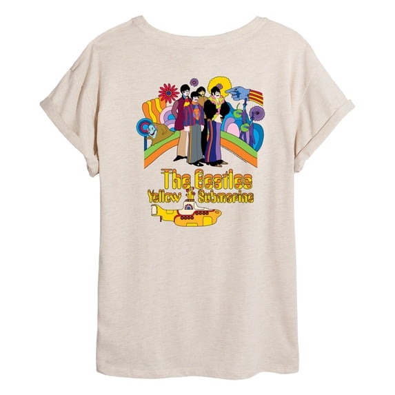 The Beatles - Yellow Sub - Women's Oversized Graphic T-Shirt
