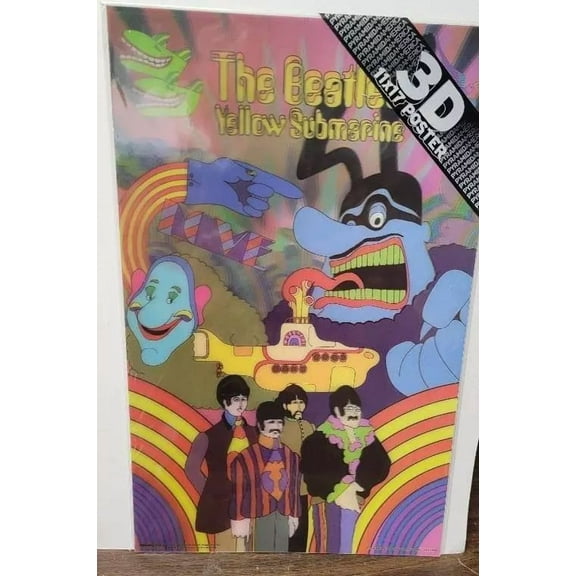 Disney The Beatles Yellow Submarine 3D 11x17 Posters