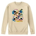 thumbnail image 1 of The Beatles - Yellow Submarine Circles - Men's Crew Fleece Sweatshirt, 1 of 4