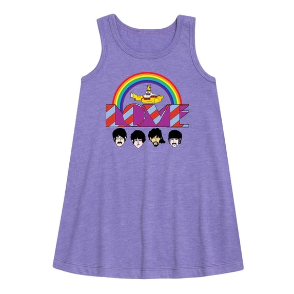 The Beatles - Yellow Submarine - Girls Aline Dress