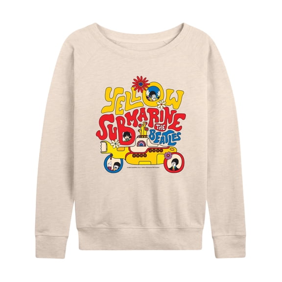 The Beatles - Yellow Submarine - Women's French Terry Long Sleeve Pullover