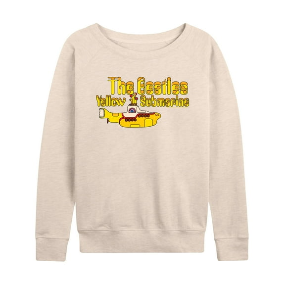 The Beatles - Yellow Submarine Logo - Women's Lightweight French Terry Long Sleeve Shirt