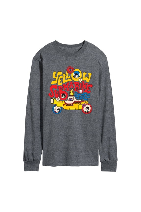 - Yellow Submarine - Men's Long Sleeve Graphic T-Shirt