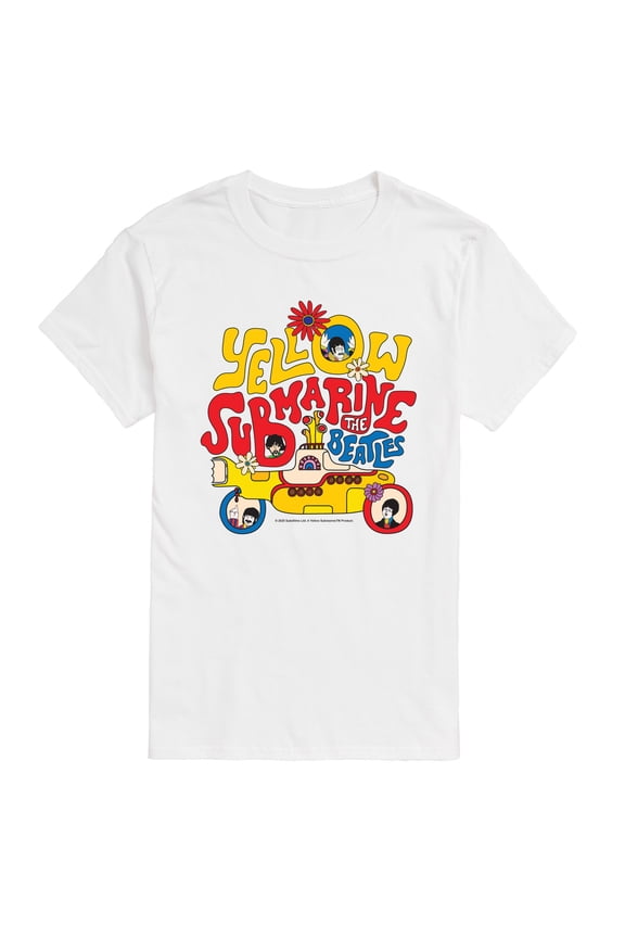 - Yellow Submarine - Men's Short Sleeve Graphic T-Shirt