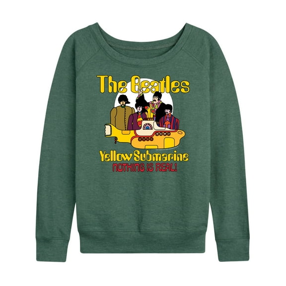 The Beatles - Yellow Submarine Nothing Is Real - Women's Lightweight French Terry Long Sleeve Shirt