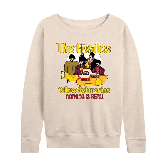 The Beatles - Yellow Submarine Nothing Is Real - Women's Lightweight French Terry Long Sleeve Shirt