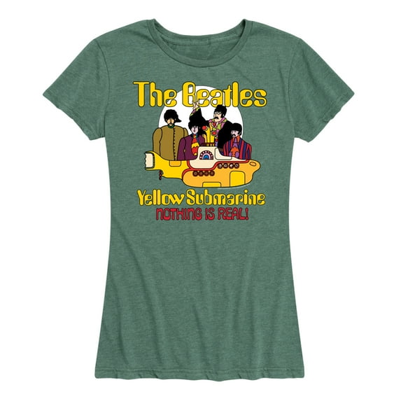 The Beatles - Yellow Submarine Nothing Is Real - Women's Short Sleeve Graphic T-Shirt