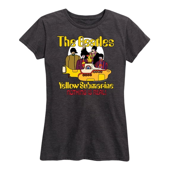 The Beatles - Yellow Submarine Nothing Is Real - Women's Short Sleeve Graphic T-Shirt
