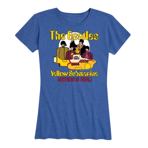 The Beatles - Yellow Submarine Nothing Is Real - Women's Short Sleeve Graphic T-Shirt