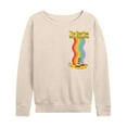 thumbnail image 1 of The Beatles - Yellow Submarine Oversized Left Chest Graphic - Women's Lightweight French Terry Long Sleeve Shirt, 1 of 6