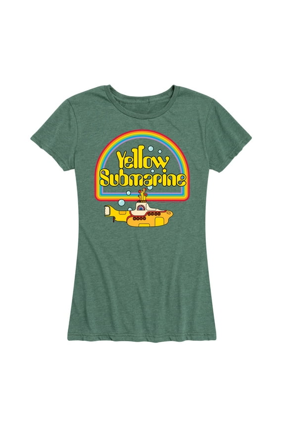 - Yellow Submarine Rainbow Logo - Women's Short Sleeve Graphic T-Shirt