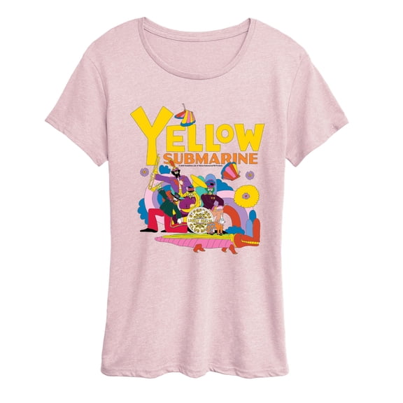 The Beatles - Yellow Submarine Doodle - Women's Short Sleeve Graphic T-Shirt