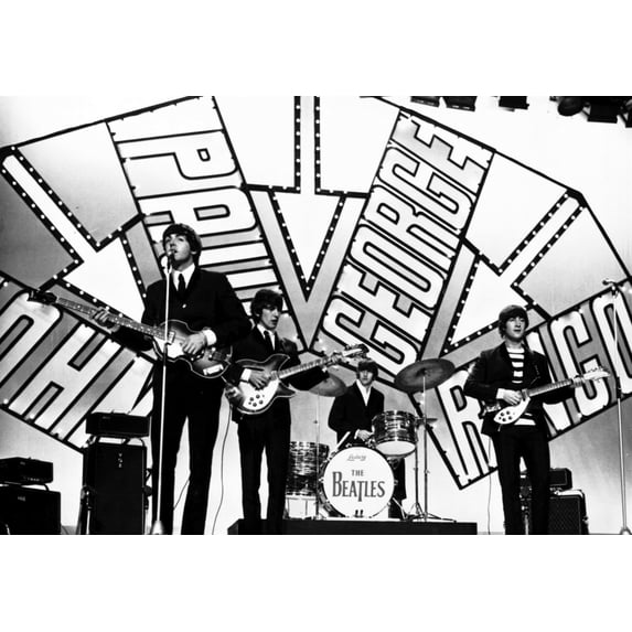 The Beatles performing Photo Print (10 x 8)