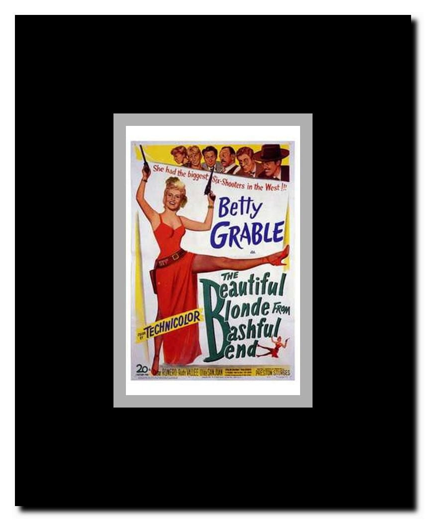 The Beautiful Blonde from Bashful Bend Framed Movie Poster