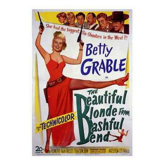 The Beautiful Blonde from Bashful Bend Movie Poster (11 x 17)