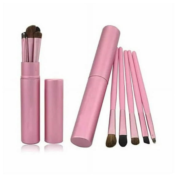 The Beautiful Traveler Makeup Brush Set in a compact Travel case