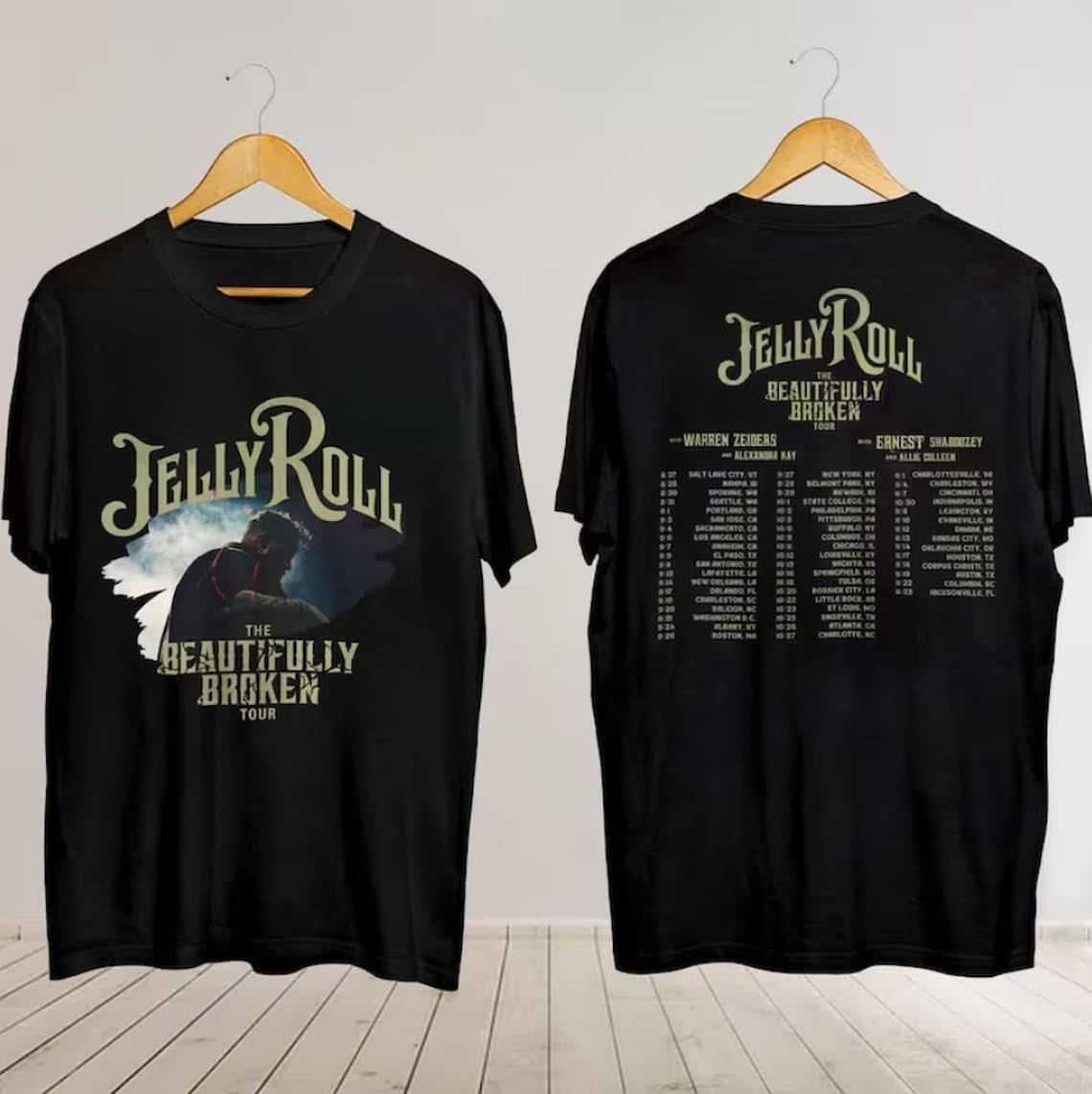 The Beautifully Broken Tour 2024 Jelly Roll TShirt, Jelly Roll 2024