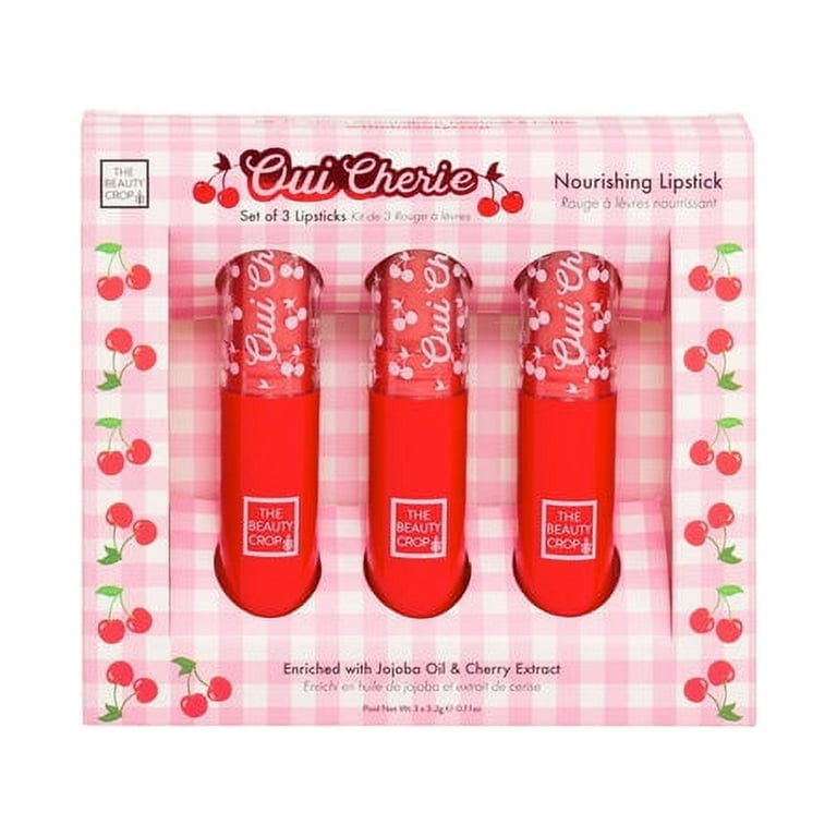 The Beauty Crop Oui Cherie Lipstick Trio - Walmart.com