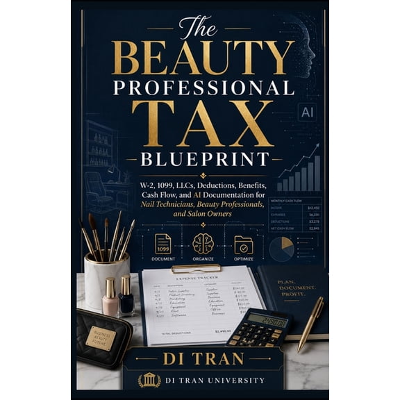 The Beauty Professional Tax Blueprint: W-2, 1099, LLCs, Deductions, Benefits, Cash Flow, and AI Documentation for Nail T, (Paperback)
