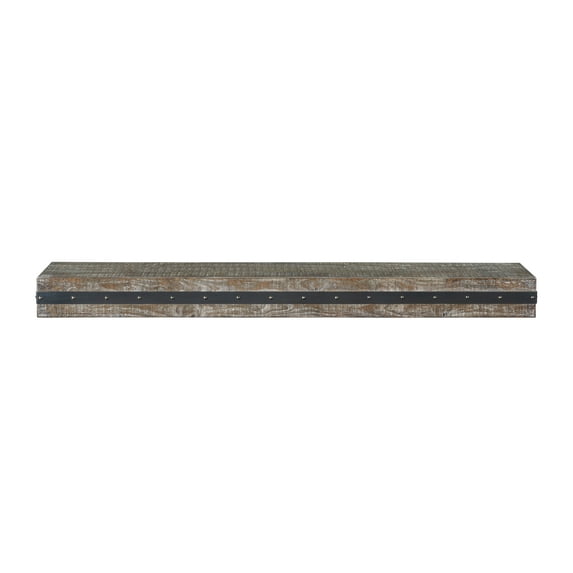 The Bedford 60" Mantel Shelf Gristmill Finish