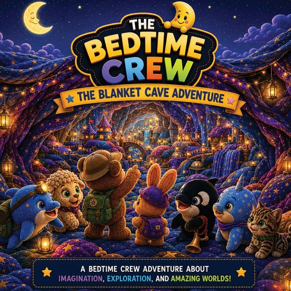 The Bedtime Crew The Blanket Cave Adventure: The Bedtime Crew, Book 9, (Paperback)